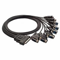 OPT-8D+ (CBL-M68M9X8) Разветвительный кабель для 8-портовых плат PCI Express, разъем DB9 "папа" MOXA в Максэлектро