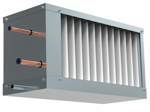 Охладитель фреоновый Shuft для прямоугольных каналов WHR-R 400*200-3 в Максэлектро