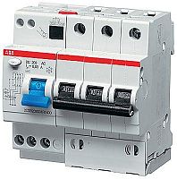 Выключатель автоматический дифференциального тока 3п B 13А 30мА тип AC DS203 5мод. ABB 2CSR253001R1135 в Максэлектро