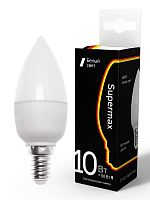 Лампа светодиодная Supermax 10Вт свеча E14 230В 4000К КОСМОС Sup_LED10wCNE1440 в Максэлектро