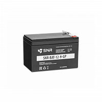 Свинцово-кислотный аккумулятор 12 В 9 Ач (SNR-BAT-12-9-GP) в Максэлектро