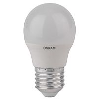Лампа светодиодная LED Star Classic P 40 5.5W/827 5.5Вт шар матовая 2700К тепл. бел. E27 470лм 220-240В пластик. OSRAM 4052899971646 в Максэлектро