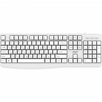 Клавиатура Acer OKW301 белый USB (ZL.KBDCC.01B) в Максэлектро