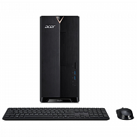 ПК Acer Aspire XC-830 Cel J4025 (2) 4Gb SSD128Gb UHDG 600 CR Windows 10 Home GbitEth 65W черный в Максэлектро