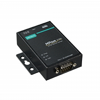 NPort 5130A-T 1-портовый усовершенствованный асинхронный сервер RS-422/485 в Ethernet с расширенным диапазоном температур MOXA в Максэлектро