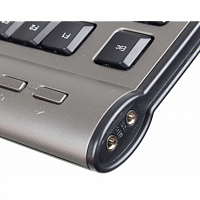 Клавиатура A4Tech KLS-7MUU серебристый/черный USB slim Multimedia в Максэлектро