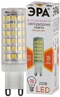 Лампа светодиодная JCD-9W-CER-827-G9 720лм ЭРА Б0033185 в Максэлектро