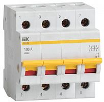 Выключатель нагрузки ВН-32 100А/4П IEK MNV10-4-100 в Максэлектро