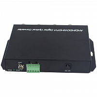 Передатчик видеосигнала SNR-VOE-4VHD-2PS оптический 4-канальный(пара) HD в комплекте с двумя БП 5 В в Максэлектро