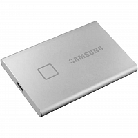 Накопитель SSD Samsung USB-C 500Gb MU-PC500S/WW T7 Touch 1.8" серый в Максэлектро