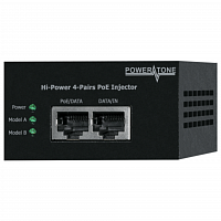 Инжектор High PoE PI-600-1 1-портовый 60W 802.3at&af 10/100/1000Mbps. в Максэлектро