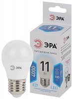 Лампа светодиодная P45-11W-840-E27 шар 880лм ЭРА Б0032989 в Максэлектро
