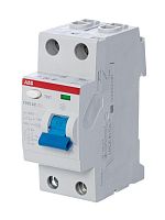 Выключатель дифференциального тока (УЗО) 2п 16А 10мА тип AC F202 ABB 2CSF202001R0160 в Максэлектро