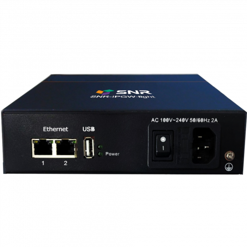 Конвертор IP-протоколов SNR-IPGW-light, 2 порта (in/out) 1000M RJ45 в Максэлектро