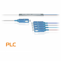 Делитель оптический планарный PLC-M-1x4, бескорпусный, разъемы SC/UPC в Максэлектро