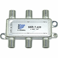 Ответвитель абонентский SNR-T-426, на 4 отвода, вносимое затухание IN-TAP 26dB. в Максэлектро