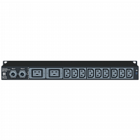 Автоматический стоечный переключатель ELEMY ATS-1204/32 1U, 220В, 32А, вход под 2хIEC 60309 (1P+N+E), выход 2хC19/9хC13 в Максэлектро