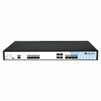 OLT BDCOM P3600-04-2AC с 4 портами GEPON (SFP), 2 комбо-портами, 2хSFP, 2хSFP+, 2хRJ-45, 2 БП АC, FEC в Максэлектро