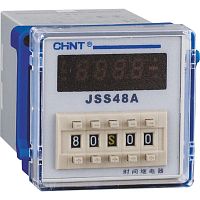 Реле времени JSS48A 8-контактный одно групповой переключатель многодиапазонной задержки питания AC/DC100V~240V CHINT 300084 в Максэлектро