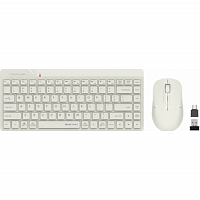 Клавиатура + мышь A4Tech Fstyler FG2200 Air клав:бежевый мышь:бежевый USB беспроводная slim (FG2200 в Максэлектро