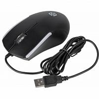 Мышь Оклик 245M черный оптическая (1000dpi) USB (3but) в Максэлектро