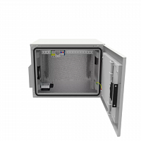 Шкаф уличный всепогодный 9U глубина 600мм (нагрев, охлаждение, контроль климата) в Максэлектро