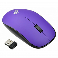 Мышь Оклик 515MW черный/пурпурный оптическая (1000dpi) беспроводная USB для ноутбука (3but) в Максэлектро