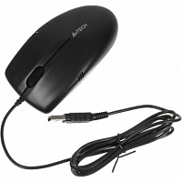 Мышь A4Tech OP-530NU черный оптическая (1000dpi) USB (2but) в Максэлектро