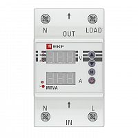 Реле напряжения и тока с дисплеем MRVA 40А PROxima EKF MRVA-40A в Максэлектро