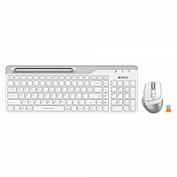 Клавиатура + мышь A4Tech Fstyler FB2535C клав:белый/серый мышь:белый/серый USB беспроводная Bluetoot в Максэлектро