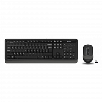 Клавиатура + мышь A4Tech Fstyler FG1010 клав:черный/серый мышь:черный/серый USB беспроводная Multime в Максэлектро