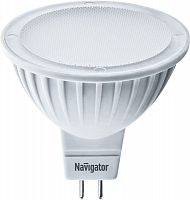 Лампа светодиодная 94 262 NLL-MR16-5-12-3K-GU5.3 5Вт 3000К тепл. бел. GU5.3 360лм 12В Navigator 94262 в Максэлектро