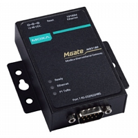 Преобразователь MGate MB3180 1-портовый преобразователь Modbus RTU/ASCII (RS-232/422/485) в Modbus TCP в Максэлектро