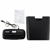 Шредер Buro Home BU-S606S черный (секр.Р-2) ленты 6лист. 11лтр. пл.карты в Максэлектро