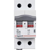Выключатель-разъединитель 2п 63А RX3 Leg 419408 в Максэлектро