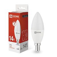 Лампа светодиодная LED-СВЕЧА-VC 14Вт E14 4000К 1330лм IN HOME 4690612047768 в Максэлектро