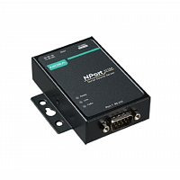 Сервер NPort 5110A-T 1-портовый усовершенствованный асинхронный сервер RS-232 в Ethernet с расширенным диапазоном температур MOXA в Максэлектро
