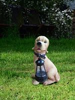 Светильник садовый "Собака" 31х29.2х11.4 тепл. бел. на солнечн. батарее аккум. AA NI-MH 600мА.ч КОСМОС KOC_SOL102_D в Максэлектро
