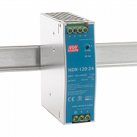 NDR-120-24 Блок питания на DIN-рейку, 24В, 5 А, 120Вт Mean Well в Максэлектро