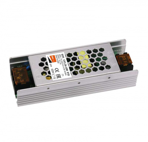 Блок питания для светодиодной ленты 40Вт 3.3А 12В IP20 BSPS метал. JazzWay 3329334A в Максэлектро