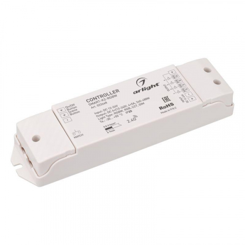 Контроллер SMART-K2-RGBW (12-24В 4х5А 2.4G) IP20 пластик Arlight 022668 в Максэлектро