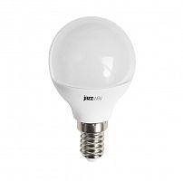 Лампа светодиодная PLED-LX 8Вт G45 шар 4000К нейтр. бел. E14 JazzWay 5025295 в Максэлектро