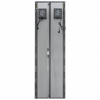 Дверь перфорированная для шкафов Metal Box  42U, ширина 600мм, с вентиляторами  в Максэлектро