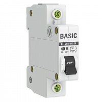 Выключатель нагрузки 1п 40А ВН-29 Basic EKF SL29-1-40-bas в Максэлектро