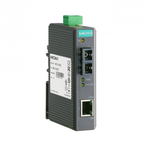 Медиаконвертер Ethernet 10/100BaseTX в 100BaseFX (одномодовое оптоволокно, разъем SC), WDM-B (передача по одной жиле) в металлическом корпусе в Максэлектро