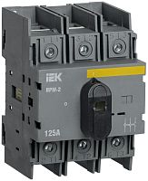 Выключатель-разъединитель модульный 3п 125А ВРМ-2 IEK MVR20-3-125 в Максэлектро