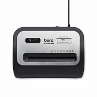 Шредер Buro Office BU-S1501-8M черный (секр.P-5) фрагменты 8лист. 20лтр. скрепки скобы пл.карты в Максэлектро