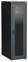 Шкаф сетевой 19дюйм  LINEA N 42U 600х1000мм стеклянная передняя дверь черн. ITK LN05-42U61-G в Максэлектро