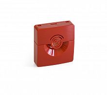 Оповещатель охранно-пожарный звуковой ОПОП 2-35 12В (корпус красн.) Рубеж Rbz-208468 в Максэлектро