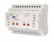 Устройство управления резервным питанием AVR-01-K (2 ввода; 1 нагрузка 35мм 3х400В+N 2х16А 2P IP20 монтаж на DIN-рейке) F&F EA04.006.001 в Максэлектро